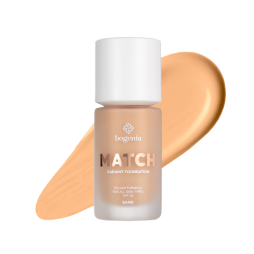 Bogenia Match Radiant Hydrating Foundation with Collagen Sand BG609.004