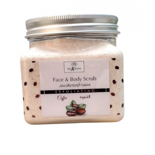 صنفرة الوجه والجسم بالقهوه ماكس دونا صنفرة الوجه والجسم بالقهوه ماكس دونا