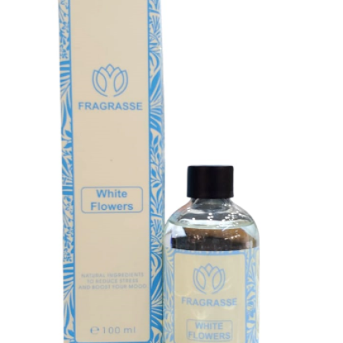 Turkish Incense Sticks Diffuser 100ml from Zaina Cosmetics WHITE FLOWERS