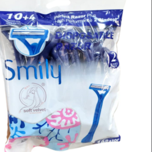 High-performance shaver with soft velvet 10+4 blades