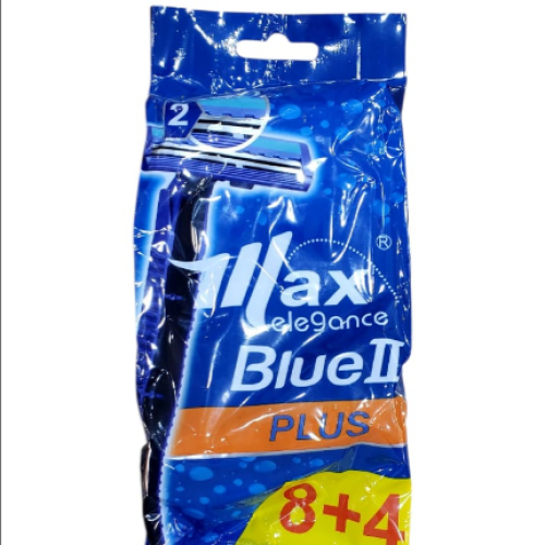 Max Elegance Blue Plus Men's Razor Blades 8+4
