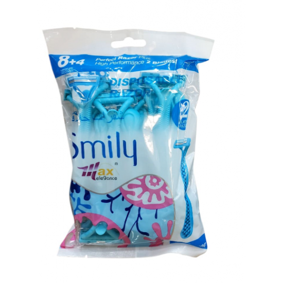 شفرات حلاقه ماكس ايليجنس سمبلي 8+4 موديل2 بلاديز 