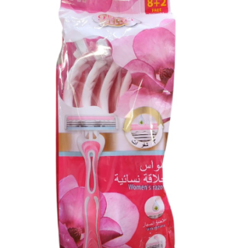 Cello Women's Razors with Aloe Vera Extract 8+2
