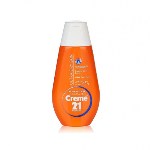 كريم 21 لوشن للجسم للبشرة شديدة الجفاف مع زيت اللوز وفيتامين هـ - 400 مل كريم 21 لوشن للجسم للبشرة شديدة الجفاف مع زيت اللوز وفيتامين هـ - 400 مل