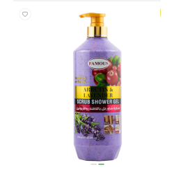 Famous Exfoliating Body Shower Gel Lavender 1L