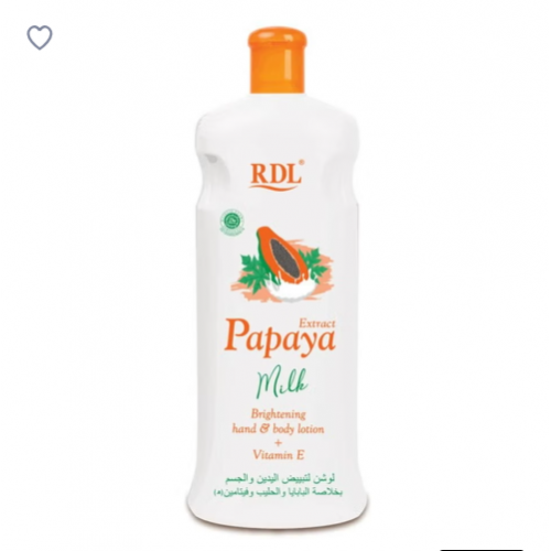 لوشن لتبييض لليدين والجسم بخلاصة البابايا والحليب وفيتامين ها 600 مل لوشن لتبييض لليدين والجسم بخلاصة البابايا والحليب وفيتامين ها 600 مل