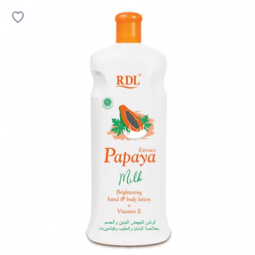 لوشن لتبييض لليدين والجسم بخلاصة البابايا والحليب وفيتامين ها 600 مل لوشن لتبييض لليدين والجسم بخلاصة البابايا والحليب وفيتامين ها 600 مل
