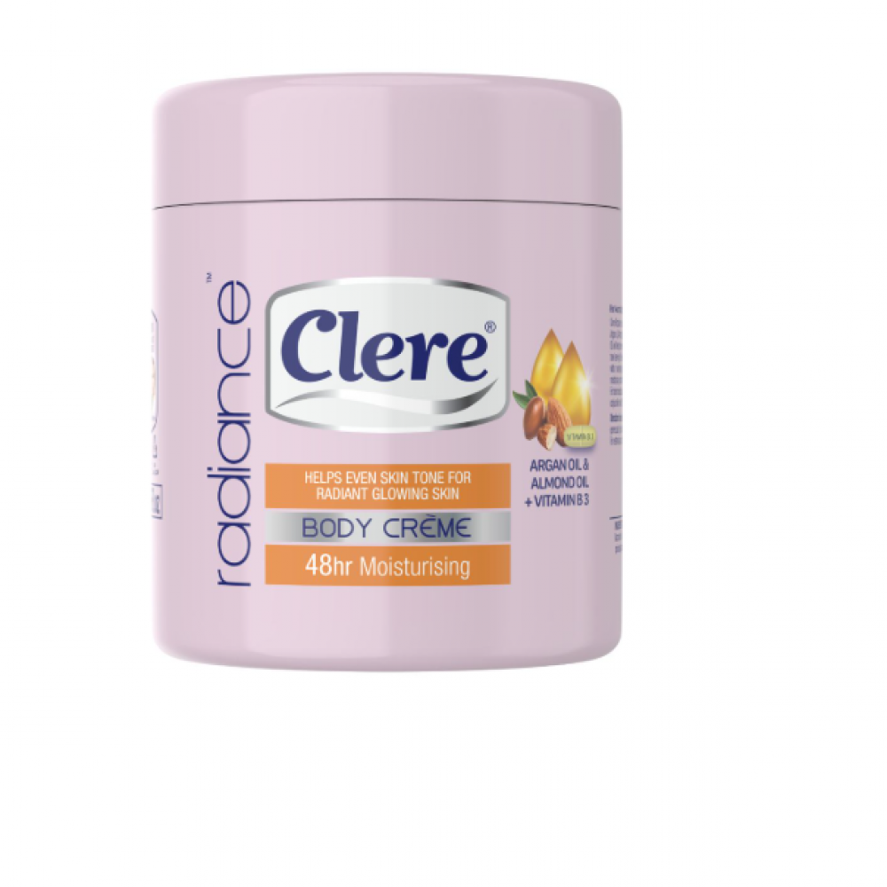 كلير، كريم الجسم، زيت اللوز والأرجان - 400 مل