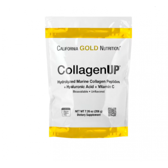 كولاجين بحرية متحللة مع حمض الهيالورونيك وفيتامين ج، بدون نكهات، 7.26 أونصات (206 جم) كولاجين بحرية متحللة مع حمض الهيالورونيك وفيتامين ج، بدون نكهات، 7.26 أونصات (206 جم)