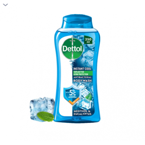 غسول الجسم الفوري الرائع المضاد للبكتيريا بالمنثول والأوكالبتوس