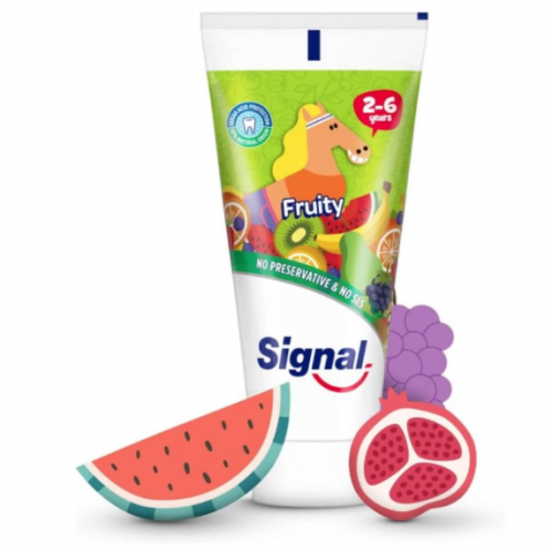 سيجنال | معجون اسنان اطفال | بنكهة الفواكه | 2-6 سنوات | 50 مل سيجنال | معجون اسنان اطفال | بنكهة الفواكه | 2-6 سنوات | 50 مل