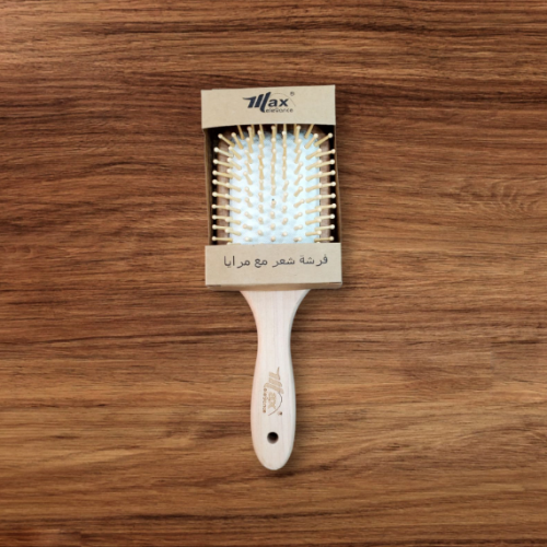 Hairbrush with mirror - Max Elegance