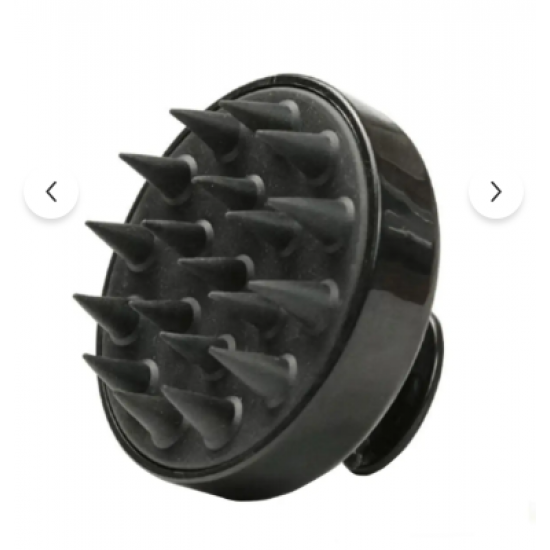 فرشة شعر سيليكون توزيع الشامبو - اسود 