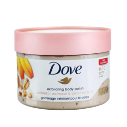 Dove Body Scrub with Oatmeal and Calendula Oil, 298g