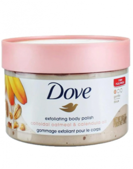 مقشر دوف للجسم بخلاصة دقيق الشوفان وزيت الآذريون ، 298 جم