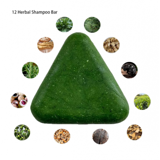 صابون الشعر الأخضر سفن جرين لتكثيف الشعر والتخلص من القشرة – 120 جم