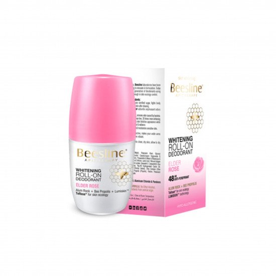 BEESLINE WHITENING ROLL-ON DEODORANT ELDER ROSE 