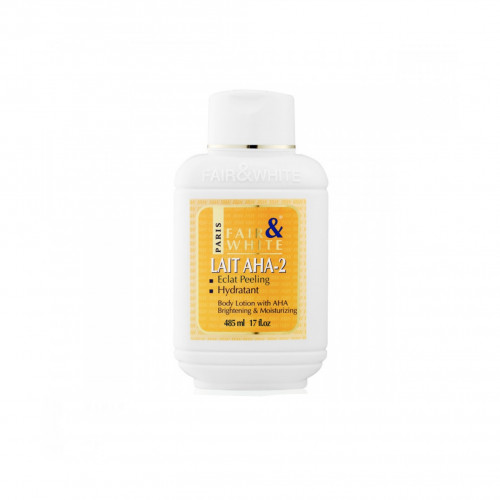 لوشن احماض الفواكه AHA-2 لتفتيح وتقشير الجسم من فير اند وايت - 485 مل لوشن احماض الفواكه AHA-2 لتفتيح وتقشير الجسم من فير اند وايت - 485 مل