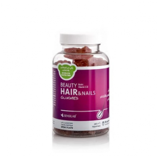 حلوى بيوتي جاميز فيتامينات للشعر والأظافر-60 حبة