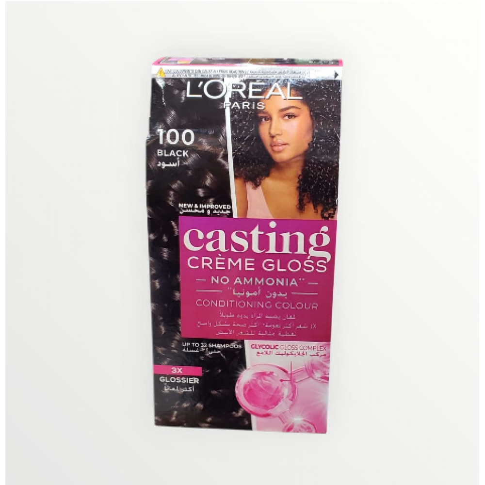 صبغة لوريال كاستنج دون امونيا - اسود -100