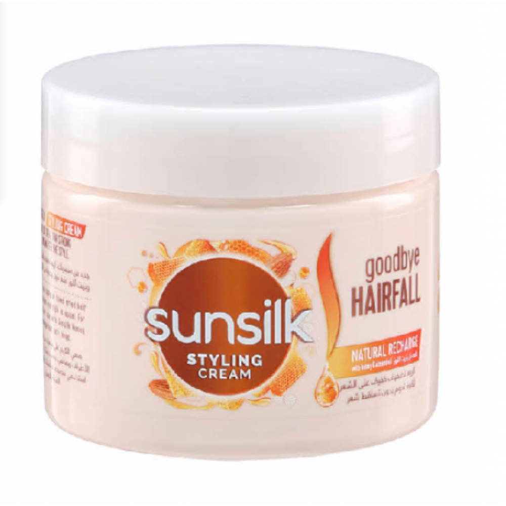 كريم لتصفيف الشعر بالعسل وزيت اللوز من صانسيلك -275 جم