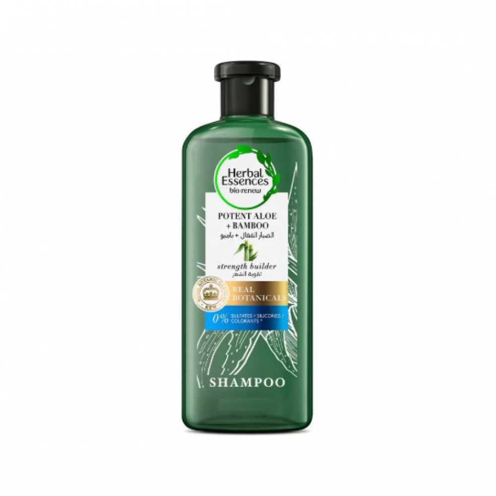 هيربل ايسنسز شامبو لتقوية الشعر بالصبار والبامبو – 400 مل