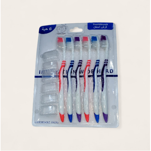 طقم فرشة اسنان ماكس ايليجنس- 6 حبات 