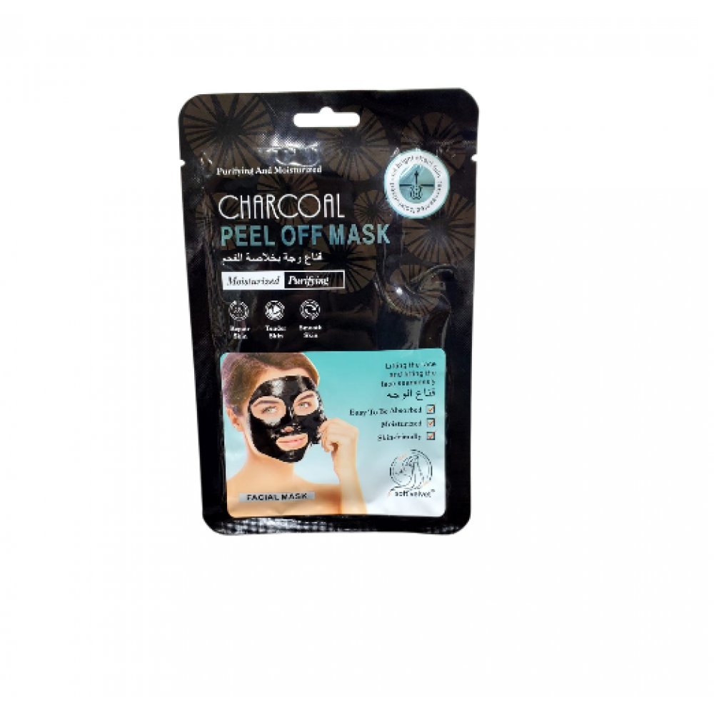 قناع وجه بخلاصة الفحم 