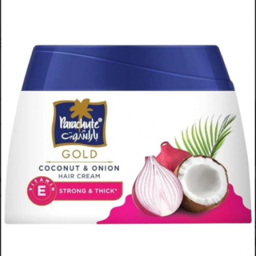 كريم جولد بجوز الهند المغذي والبصل لشعر قوي وكثيف من باراشوت ، 140 مل