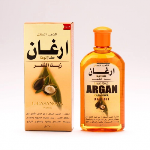 زيت الارغان للعناية بالشعر 300 مل من ج.كازانوفا