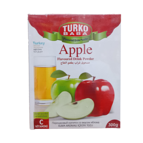 مسحوق شراب بطعم التفاح توركو بابا من زهرة فيولا 300 جرام