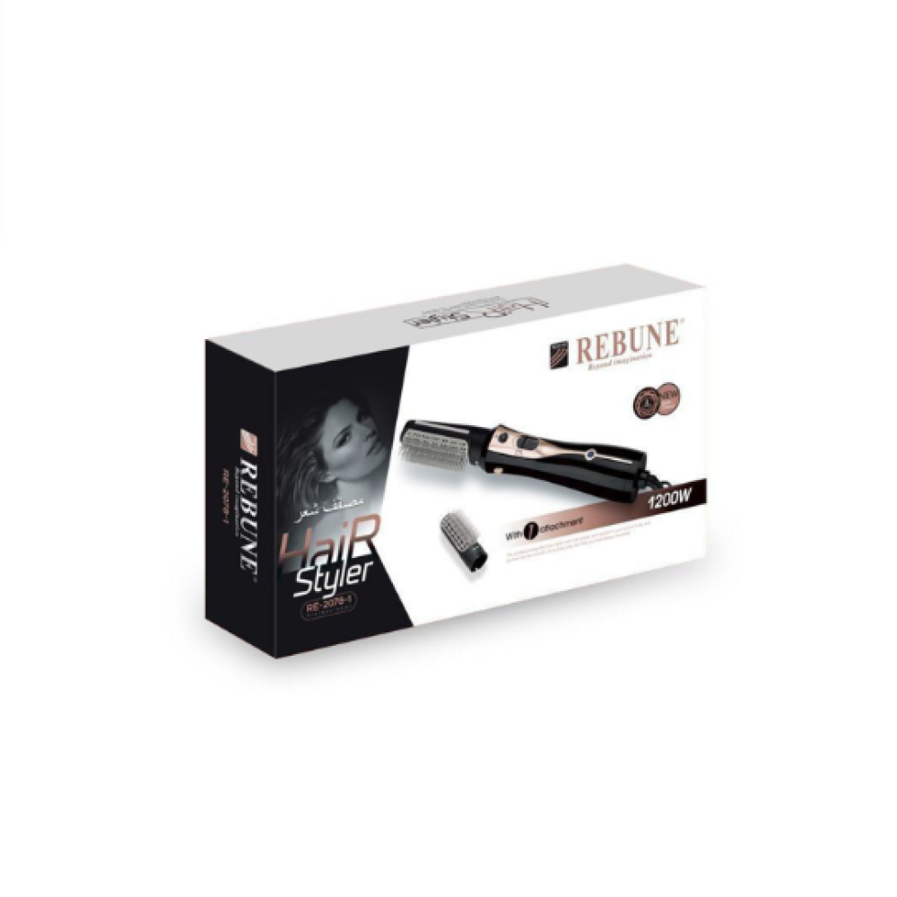 استشوار ريبون 2 قطعه 1200 واط -RE-2078-2