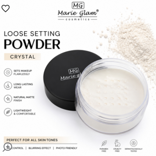Mary Glam Loose Powder – Translucent
