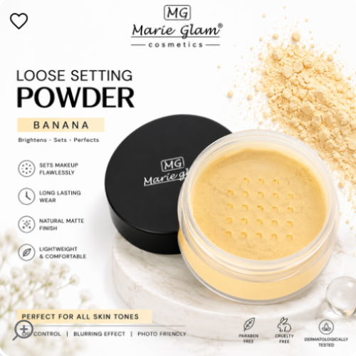 Mary Glam Loose Powder - Banana