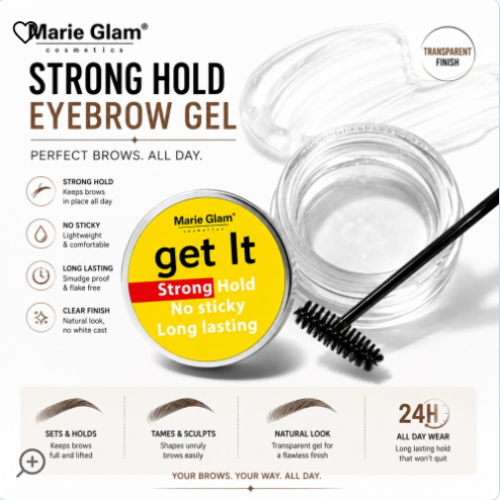 Mary Glam Eyebrow Gel - Clear