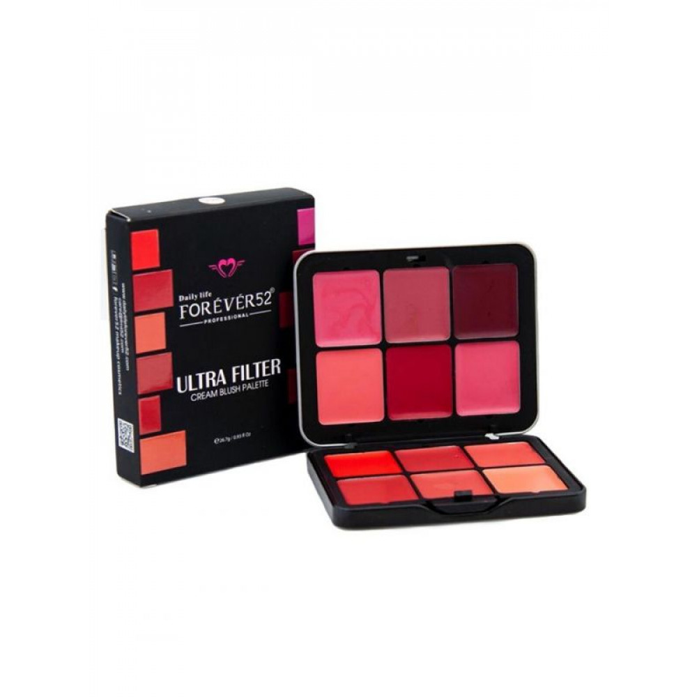 باليت كريم الاساس و أحمر الخدود من فورايفر 52 - UF002 باليت كريم الاساس و أحمر الخدود من فورايفر 52 - UF002