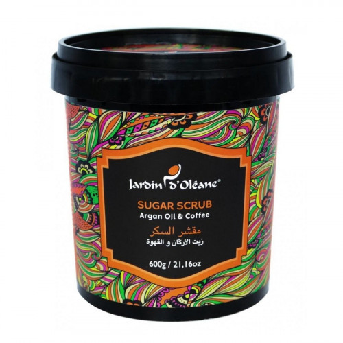 جاردن اوليان مقشر السكر بزيت الارجان والقهوة - 600 غرام جاردن اوليان مقشر السكر بزيت الارجان والقهوة - 600 غرام