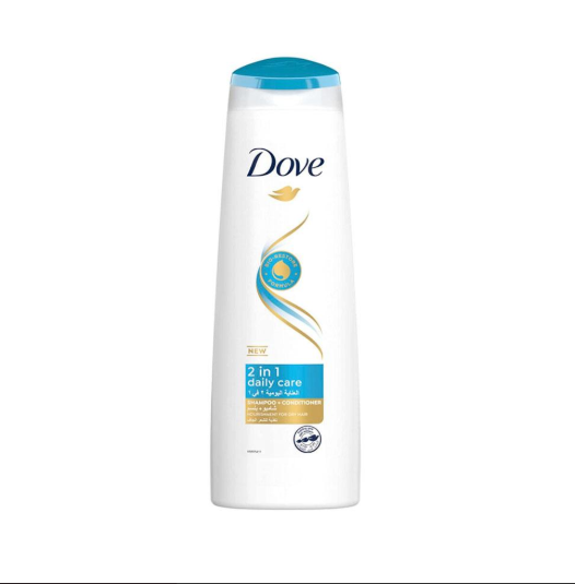 شامبو دوف العنايه اليوميه 2في1 شامبو +بلسم تغذيه للشعر الجاف 400 ملي 