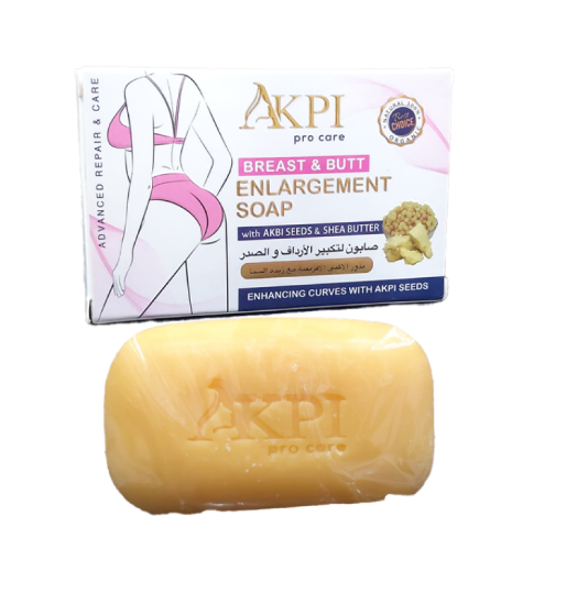 اكبي برو الافريقي صابون لتكبير الارداف والصدر مع زبدة الشيا 125ج اكبي برو الافريقي صابون لتكبير الارداف والصدر مع زبدة الشيا 125ج