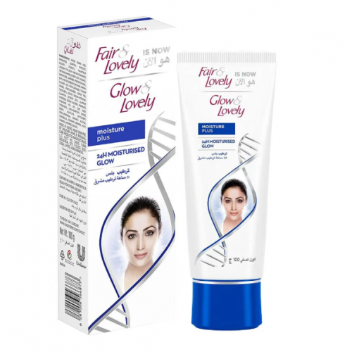 جلو آند لفلي، كريم الوجه، ترطيب بلس، لترطيب البشرة - 100 جم