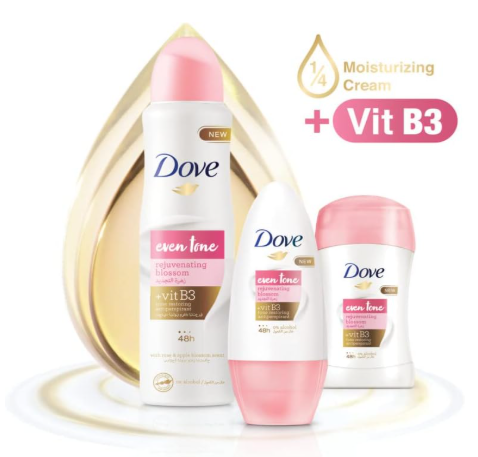 مزيل العرق رول اون مضاد للتعرق من دوف، لحماية 48 ساعة، بودرة ناعمة، خالية من الكحول مع نصف كريم مرطب، 50 مل مزيل العرق رول اون مضاد للتعرق من دوف، لحماية 48 ساعة، بودرة ناعمة، خالية من الكحول مع نصف كريم مرطب، 50 مل