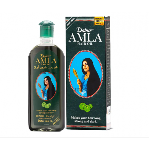 دابر - املا زيت شعر لشعر قوى و اسود 500 مل