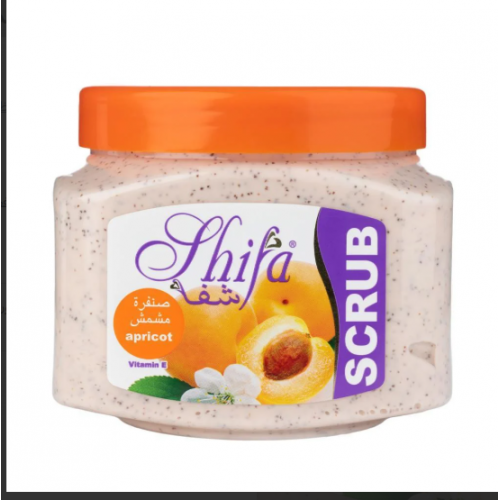 صنفرة شفا للوجه والجسم بخلاصة المشمش - 300 جرام صنفرة شفا للوجه والجسم بخلاصة المشمش - 300 جرام