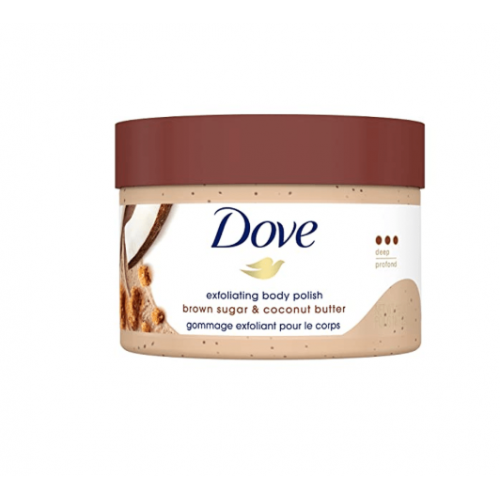 مقشر الجسم بالسكر البني وزبدة جوز الهند من دوف - 298جم مقشر الجسم بالسكر البني وزبدة جوز الهند من دوف - 298جم