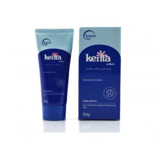  كريم مغربي واقي من الشمس بعامل وقاية من الشمس 50 خالي من الزيوت لحماية البشرة الفورية من كينتا، 50 جم