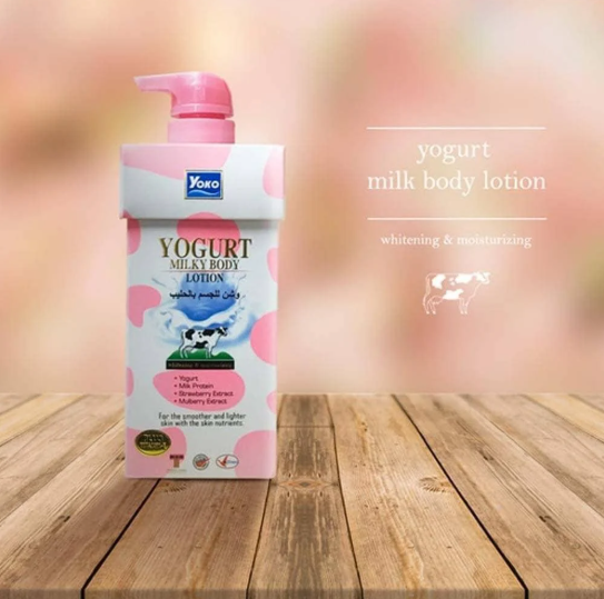 يوكو لوشن للجسم بالحليب والزبادي 400 مل