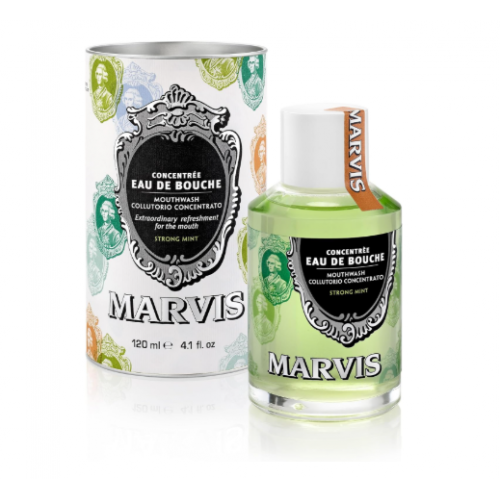 غسول الفم بنكهة النعناع القوي من مارفيس، 120 مل غسول الفم بنكهة النعناع القوي من مارفيس، 120 مل