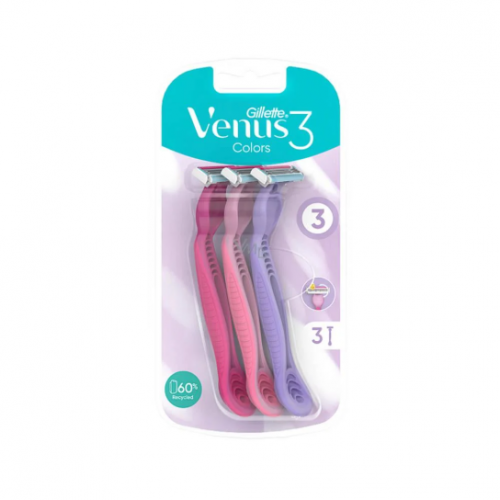 جيليت فينوس ماكينة حلاقة 3 شفرات - 3 حبة جيليت فينوس ماكينة حلاقة 3 شفرات - 3 حبة