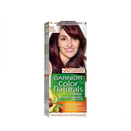 غارنييه كولور ناتشورالز صبغة شعر - برغندي 4.6 غارنييه كولور ناتشورالز صبغة شعر - برغندي 4.6