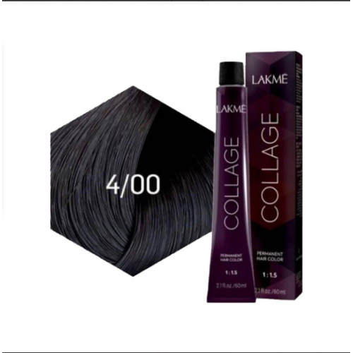 لاكمي كولاج كلير صبغة شعر - بني متوسط 4/00 لاكمي كولاج كلير صبغة شعر - بني متوسط 4/00